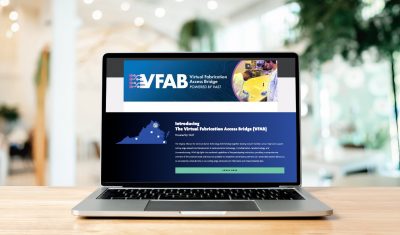 VFAB presented on laptop