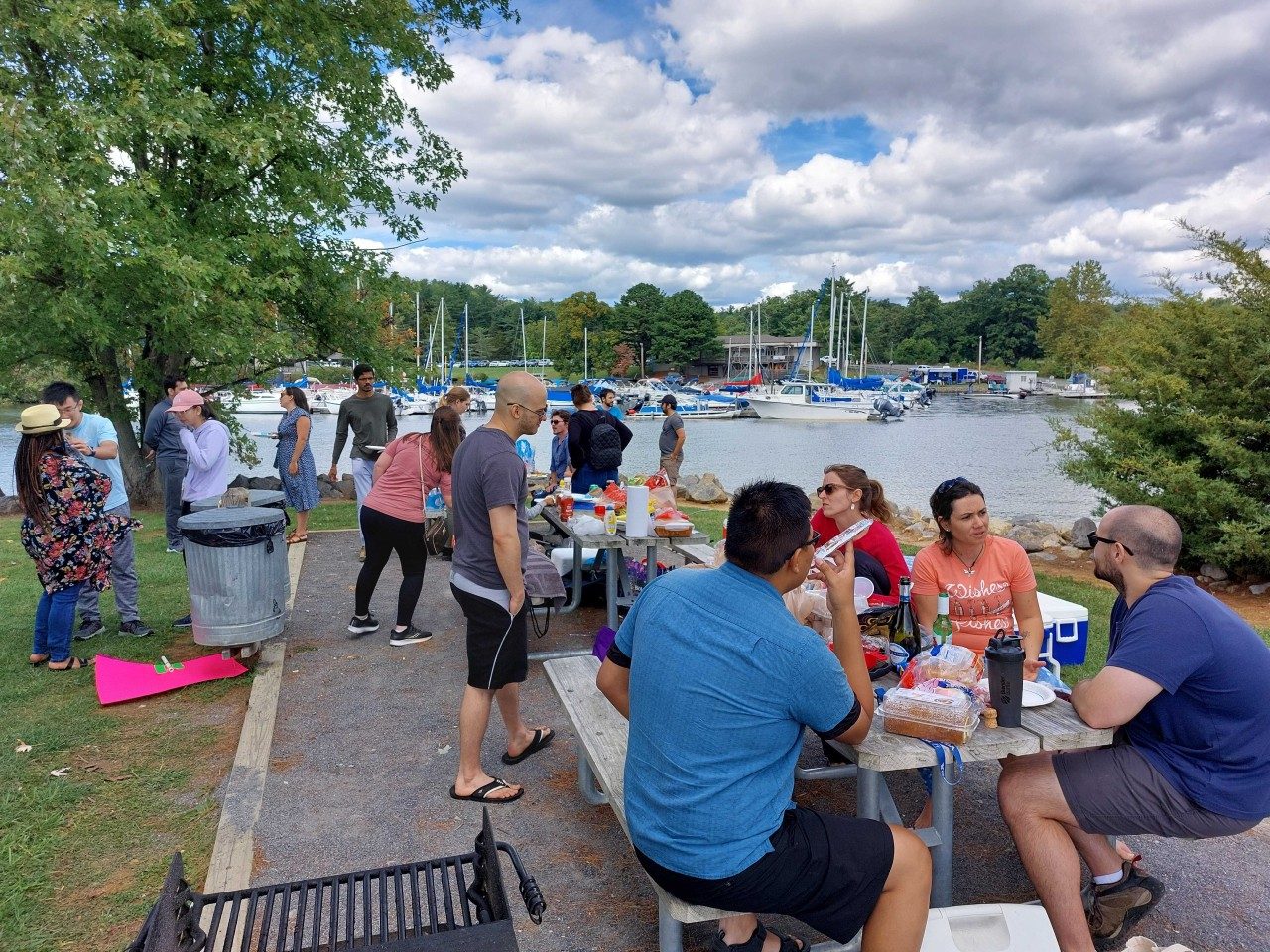 As part of National Postdoctoral Appreciation Week in 2021, the Virginia Tech  Postdoc Association held an outing and cookout at Claytor Lake State Park.