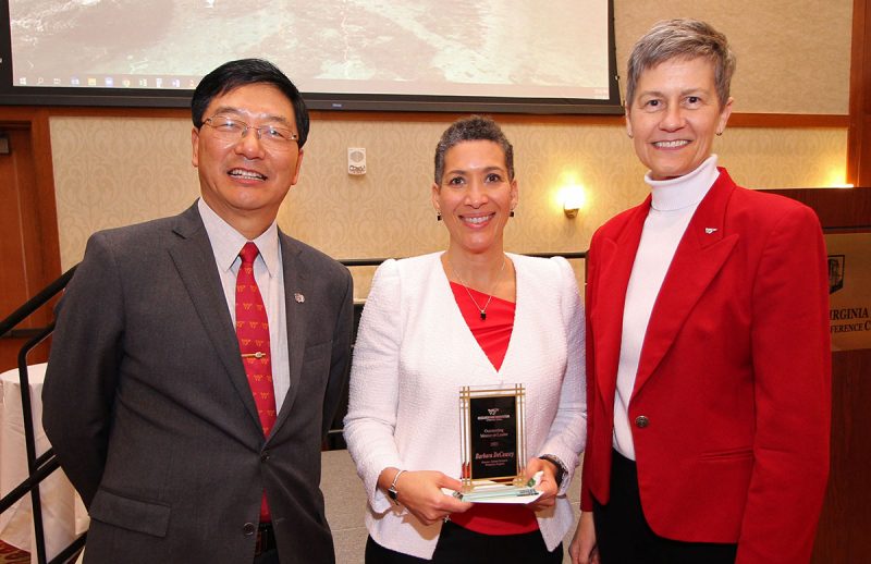 Pictured from left to right: Dan Sui, Barbara Decausey, and Lisa Lee.