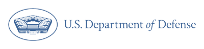 United States Department of Defense logo.