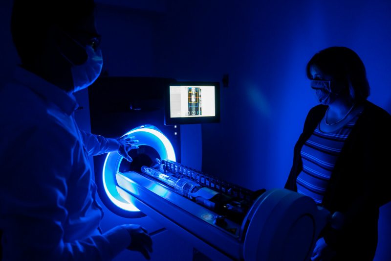 Researchers use state-of-the-art microPET CT imaging equipment installed in 2020 which employs high-resolution positron emission tomography (PET) technology designed for imaging